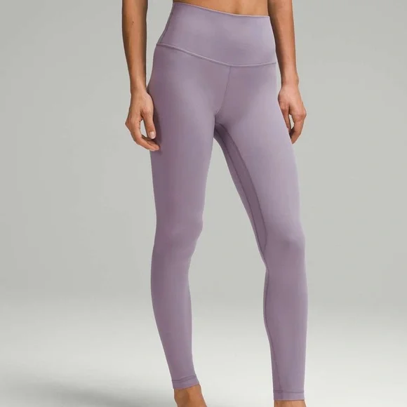 lululemon Align Super High Rise SHR Pant Leggings 28” Purple Ash PPAS size 6 NWT - Picture 2 of 9